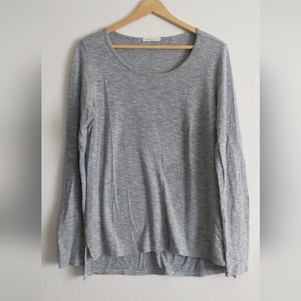 Marine Layer Gray Long Sleeve Soft Comfortable Women's Top Medium